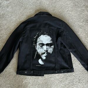 Post Malone Black Jean Jacket